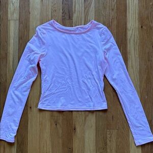 Pink Long Sleeve Top